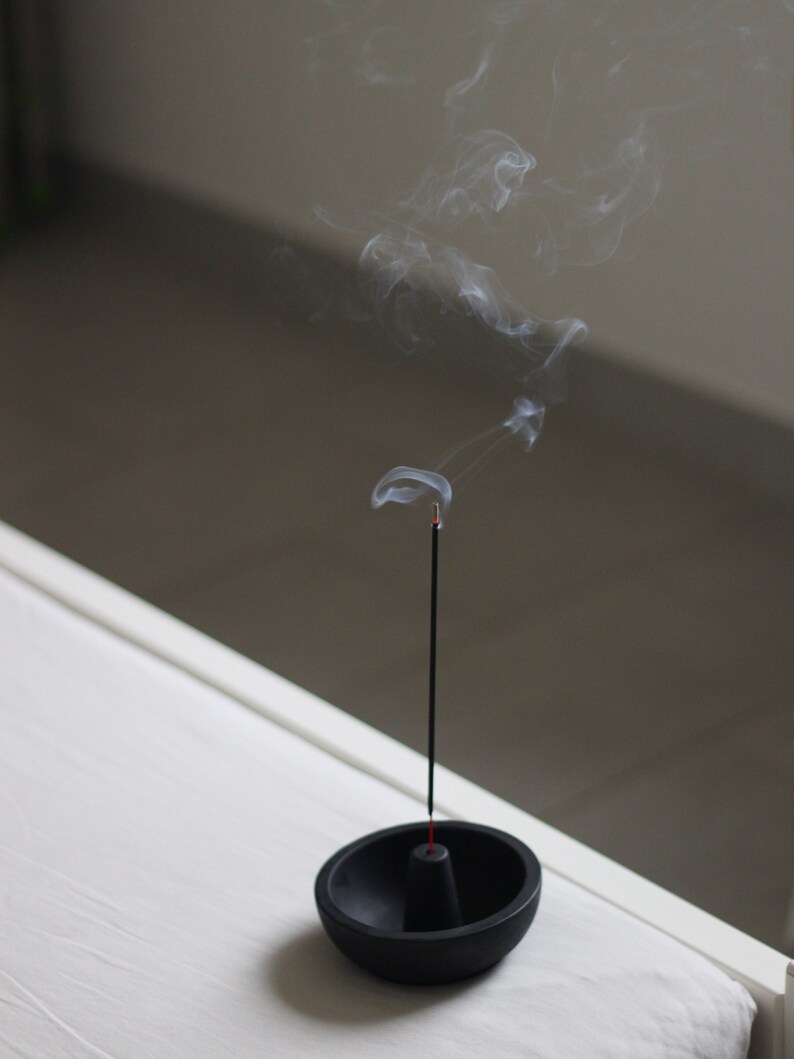Incense Holder, Jesmonite Decor, Spiritual Gift image 1