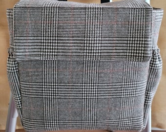 Unisex Houndstooth Plaid Walker Bag