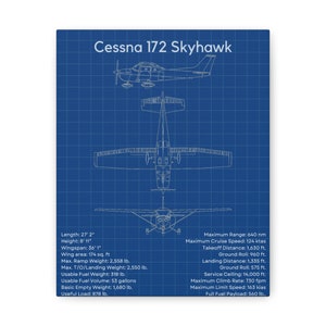 Pilot Canvas - Airplane Cessna 172 Skyhawk