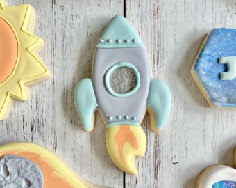 Rocket Ship Cookie Cutter, Space Ship Cookie Cutter