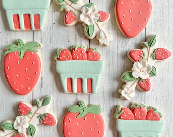 Strawberry Set of 3 Cookie Cutter