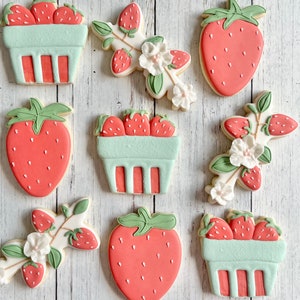 Erdbeeren 3er Set Ausstechform