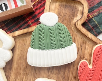 Christmas Cookie Cutters, Hat Cookie Cutter, Winter Hat Cookie Cutter