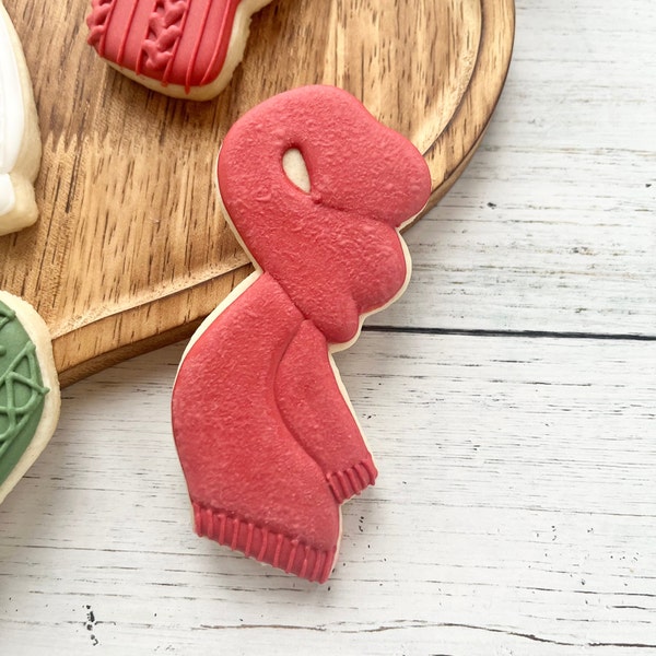 Christmas Cookie Cutters, Scarf Cookie Cutter