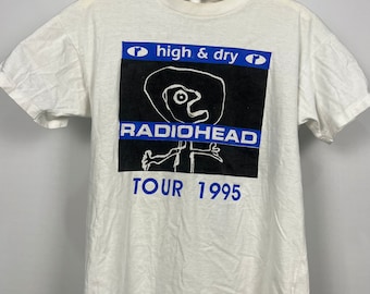 90s Vintage Radiohead High And Dry My Iron Lung Promo Tee