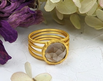 Mond Ring - Stimmungsvoller und mutiger Statementring, Damenringe