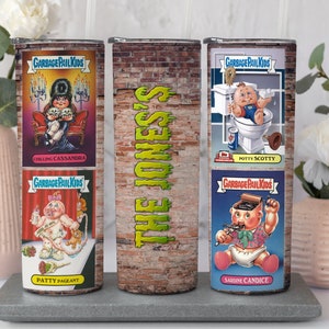 Exklusiver Garbage Pail Kids Sammelkarten personalisierter Becher - Retro Nostalgie in jedem Schluck