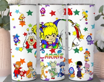 Personalized Rainbow Brite & Starlite Tumbler - Stay Hydrated in Vibrant Style!