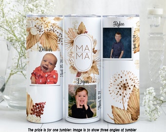 Mama Photo Tumbler - Personalized Holiday Gift for Mother's Day
