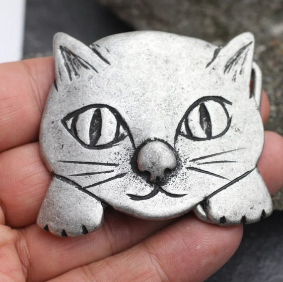 猫のベルトバックル、動物のバックル、猫のベルトアクセサリー、猫の