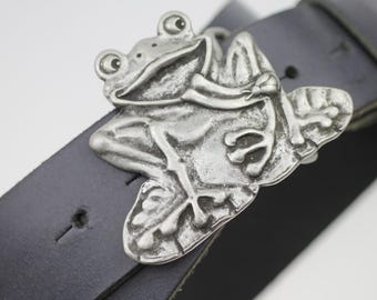 ビンテージ　バックル　馬　ホース　ルビー JUN COMPANYオリジナルデザイントップバックル 【暴れ馬】 JC-007