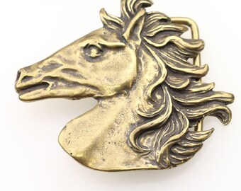 Fibbia per cintura in stile vintage Western Wildlife Chief Feather