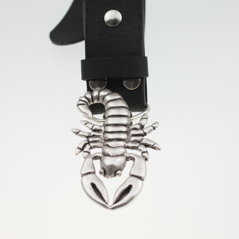 Scorpion Belt Buckle, Animal Buckle, Metal Belt Buckle, Leather