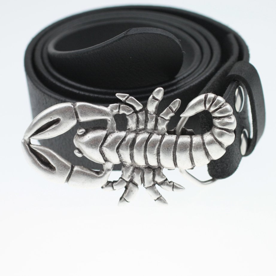 Scorpion Belt Buckle, Animal Buckle, Metal Belt Buckle, Leather