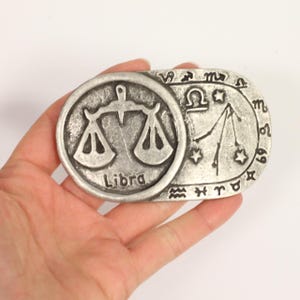 Libra Belt Buckle - Etsy display picture 3
