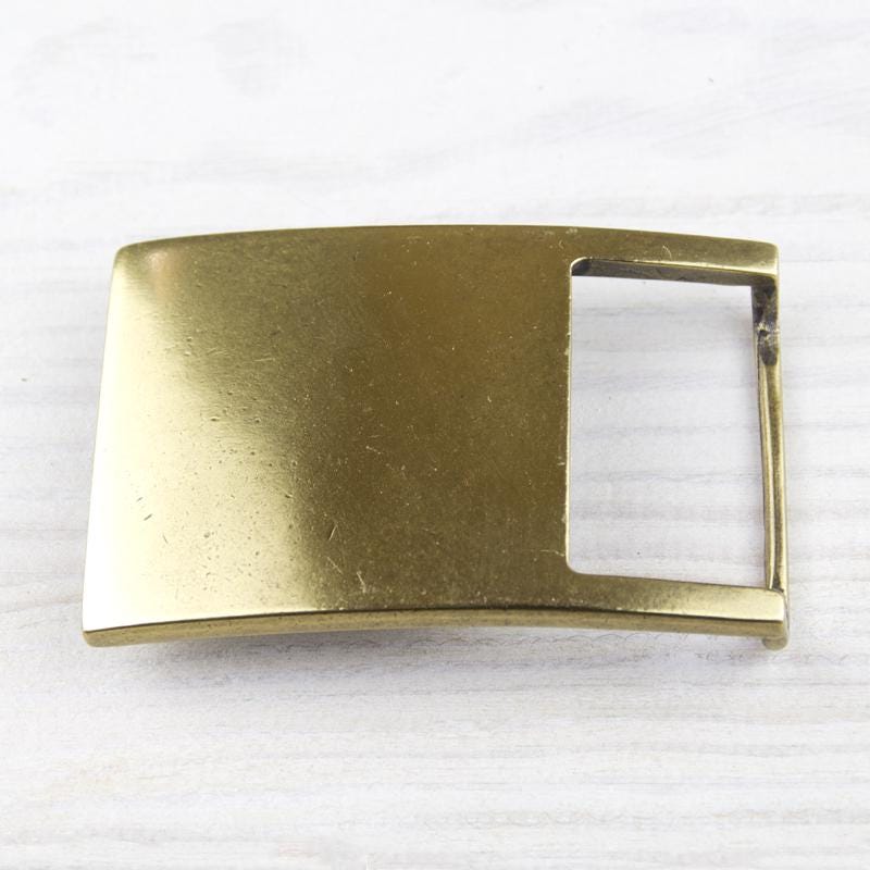 Rectangle Belt Buckle, Brass Belt Buckle, Belt Buckle Clamp, Jeans