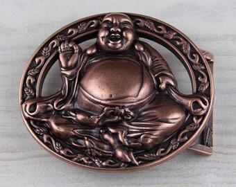 Buddha Fly Belt Buckle, Antique Copper Belt Buckle, Belt Fastener, Made for Both Men And Women, Adjust Pin Belt Buckle GS02ac