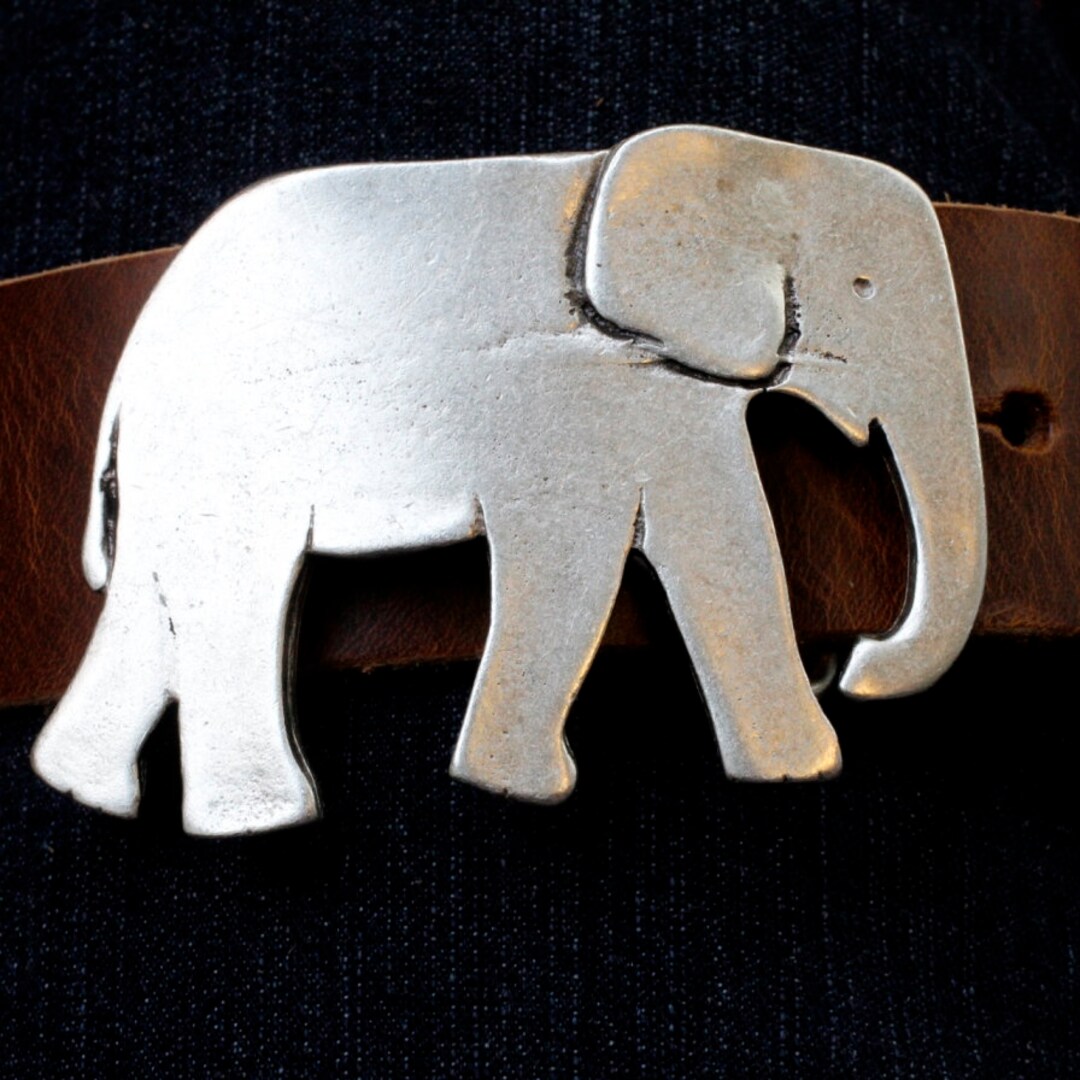 Elephant Belt Buckle, Animal Belt Buckle, Elephant Accessory, Boho