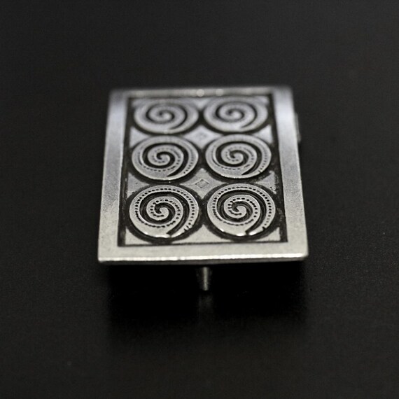 Buckle Chain belt Silver Color With Decorative Swirls Nicely Made Women Black Elastic Belt Paisley Double Silver Metal Buckle  main image 4