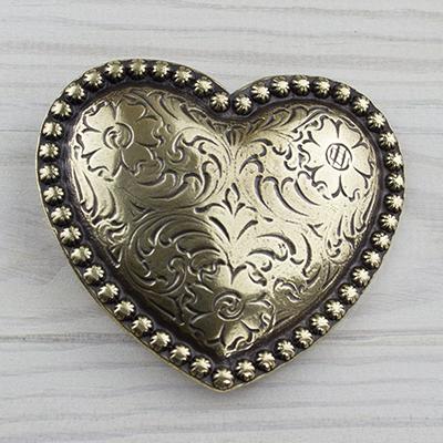 Heart Belt Buckle, Flower Heart Belt Buckle, Floral Belt  display picture 2