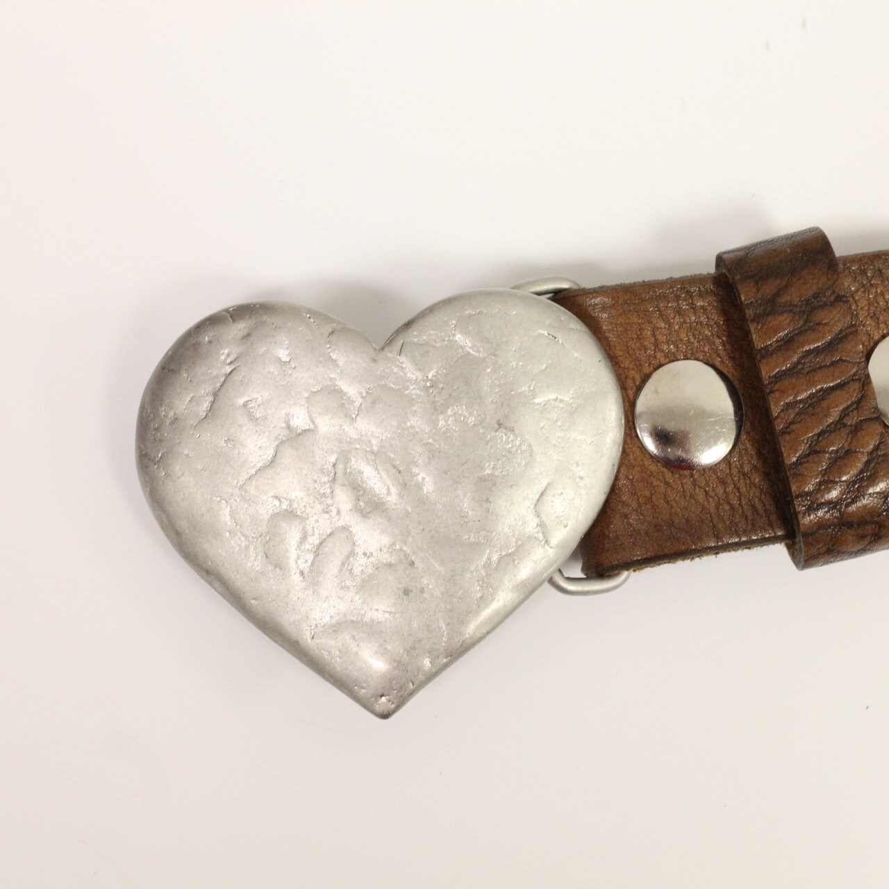 Silver Heart Buckle, Heart Belt Accessory, Quality Buckle, Heart
