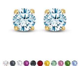 8 mm sprankelende kristallen oorknopjes – hypoallergene en elegante sieraden, Swarovski-kristallen oorknopjes, oogverblindende kleuren, F19-39-sw