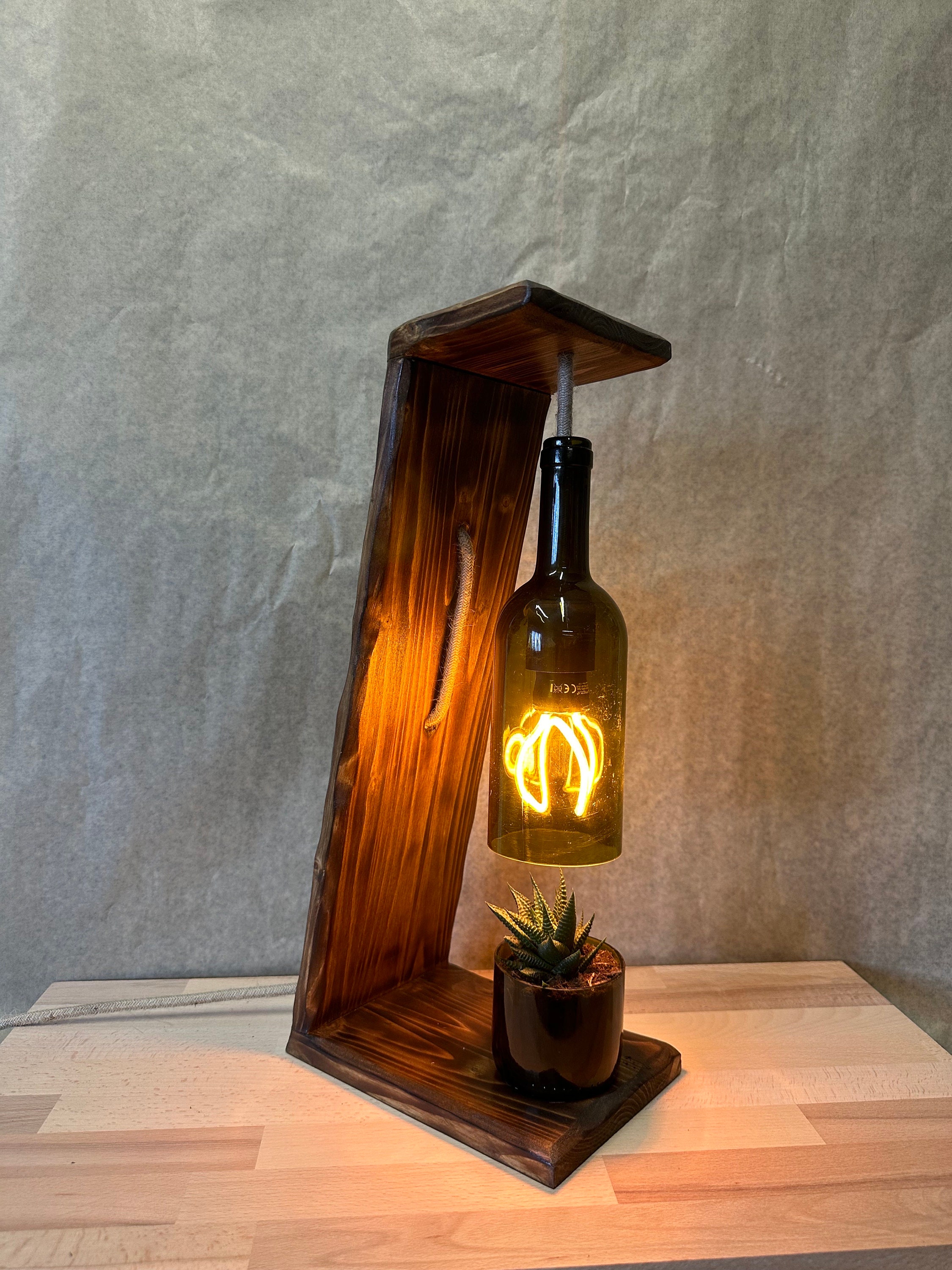 Grafelstein Tischleuchte Tischlampe VINTAGE GREY Grau Weiu00df Gewischt Shabby Chic Landhaus Fransk