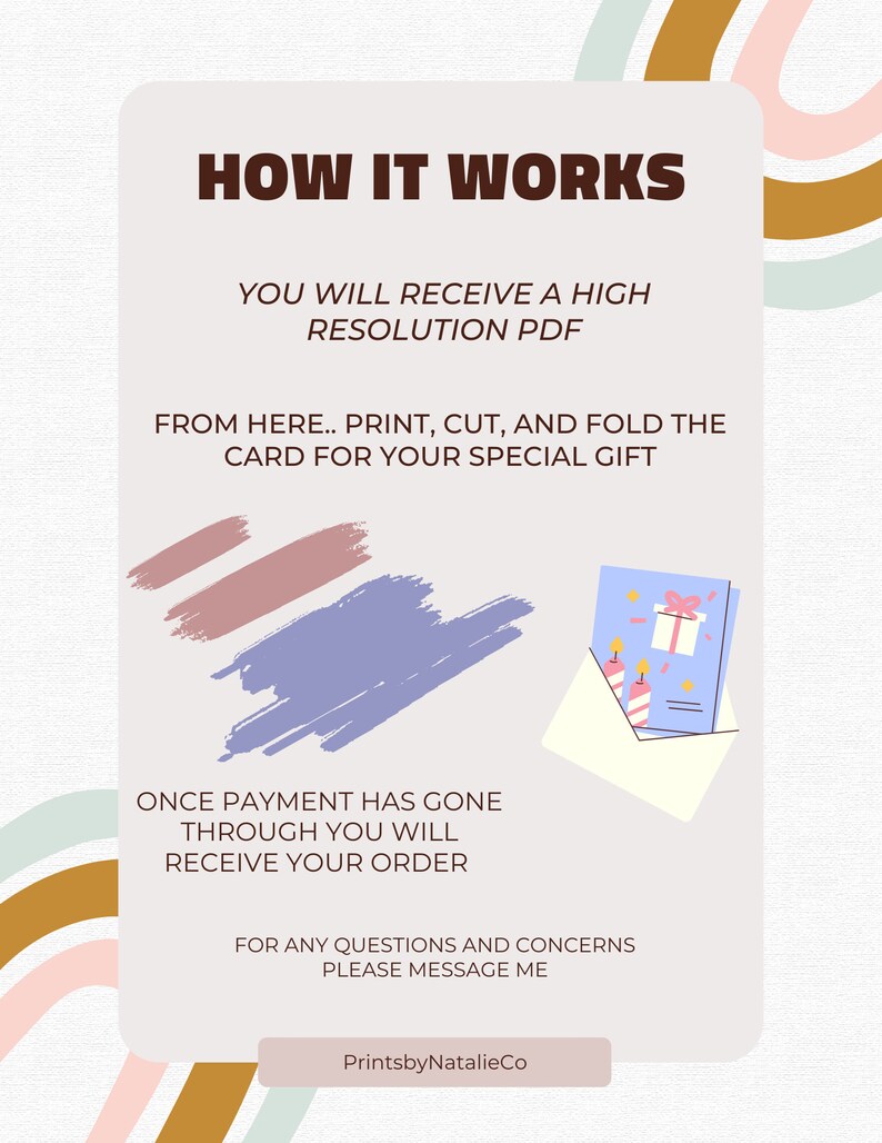 Printable Cards Greeting Cards Digital Prints/ Downloadable Etsy