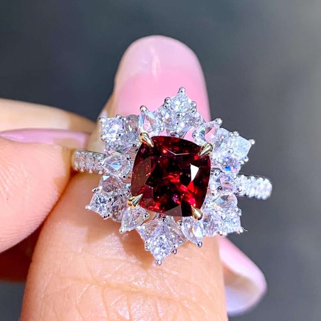Gorgeous Vintage & Luxurious Spinel Ring Unique Designs Ring 925 ...