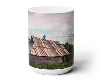 Old Barn Coffee Mug Beautiful farmhouse gift for Mom