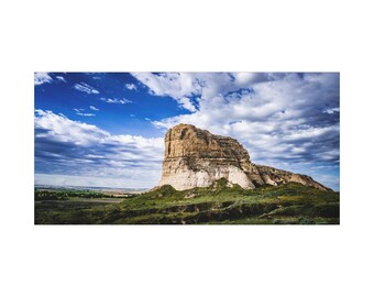 Western Landscape Canvas Wall Art Jail Rock Nebraska Canvas Print