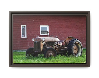 Ford Tractor Canvas wall art Farmhouse Mancave gift for him