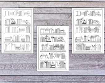 Bookshelf Planner - Etsy