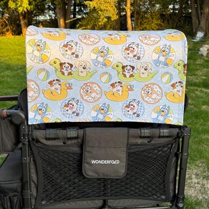 Blue Dog Pool Hangout |Canopy UV50+ | W4 Wonderfold | W2 wonderfold |  accessories Seat Covers Keenz XC Jeep Deluxe Rainbow Baby Joymor
