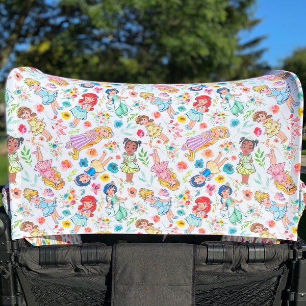 Toddler Princess Canopy UV50+ | W4 Wonderfold Canopy | W2 wonderfold canopy | wonderfold accessories Wonderfold wagon Seat Cover