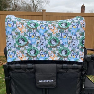 Blues coffee checker Canopy UV50+ | W4 Wonderfold | W2 wonderfold | wonderfold accessories Seat Covers Keenz XC Jeep Deluxe Rainbow Baby