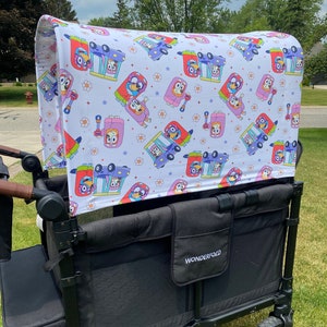 Grannies white Canopy UV50+ | W4 Wonderfold | W2 wonderfold | wonderfold accessories Seat Covers Keenz XC Jeep Deluxe Rainbow Baby Joymor