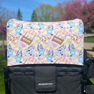 Blue Dog Lemonade Stand ready to ship Canopy | W4 Wonderfold Canopy | W2 wonderfold canopy | wonderfold accessories