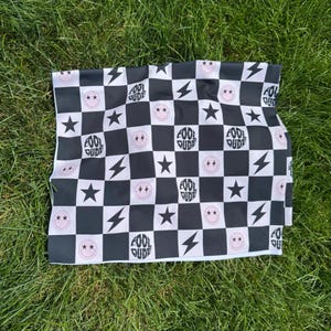 Ready to ship Cool Dude checker UV50 HALF Canopy | W4 Wonderfold Canopy | W2 wonderfold canopy | wonderfold accessories