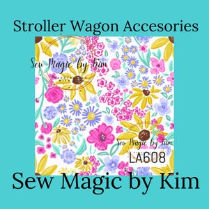 Bright Summer Florals |  Canopy UV50+ | W4 Wonderfold | W2 wonderfold | Seat Covers Keenz XC Jeep Deluxe Rainbow Baby