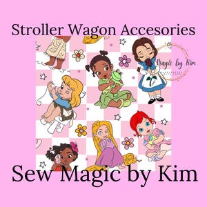 Toddler pink Princess | Canopy UV50+ | W4 Wonderfold | W2 wonderfold |  Seat Covers Keenz XC Jeep Deluxe Rainbow Baby
