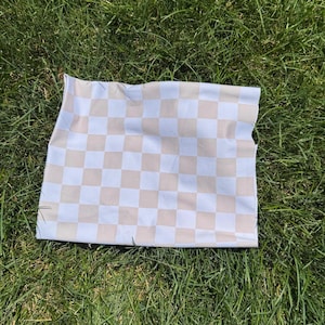 Ready to ship Beige Checkers UV50 HALF Canopy | W4 Wonderfold Canopy | W2 wonderfold canopy | wonderfold accessories
