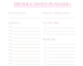 Agenda giornaliera, affermazione e gratitudine