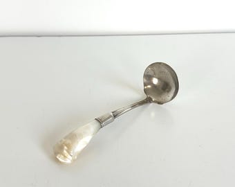 Vintage Mother of Pearl Caviar Spoons in Box at