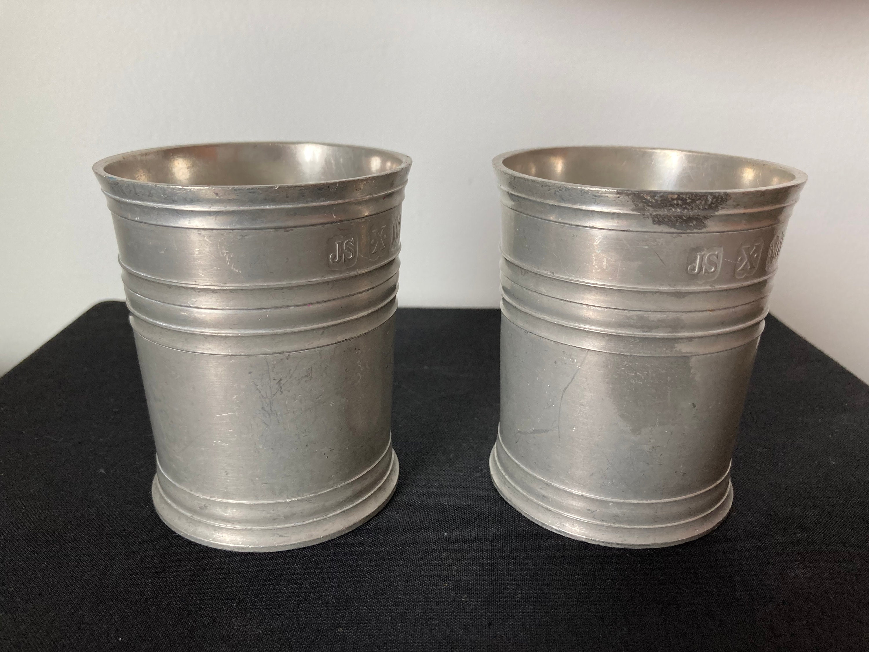 2024年激安 of Pair Vintage John Brazilian MG, X JS Cup Pewter Somers その他