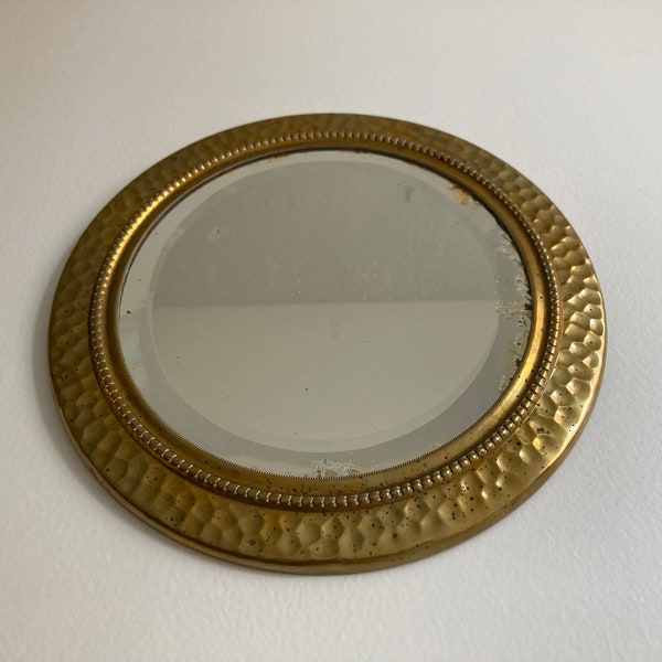 Brass Round Mirror - Etsy