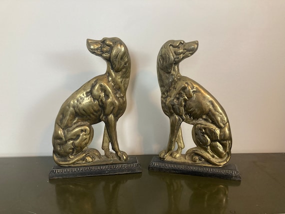 Pair of Silvered Bronze Modernist Sculptural Hairpin Form Andirons Pair of Silvered Bronze Modernist Sculptural Hairpin Form Andirons