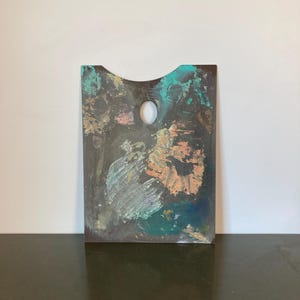 Vintage Künstler-Palette aus Holz