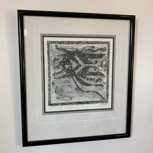 Vintage Abstract Artwork by American Artist Harold Balazs, Artist Signed