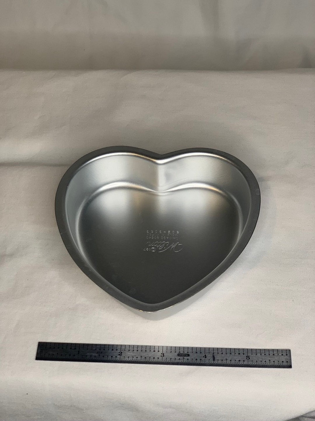 Vintage 1975 Wilton Heart Cake Pans Set of 3d Etsy